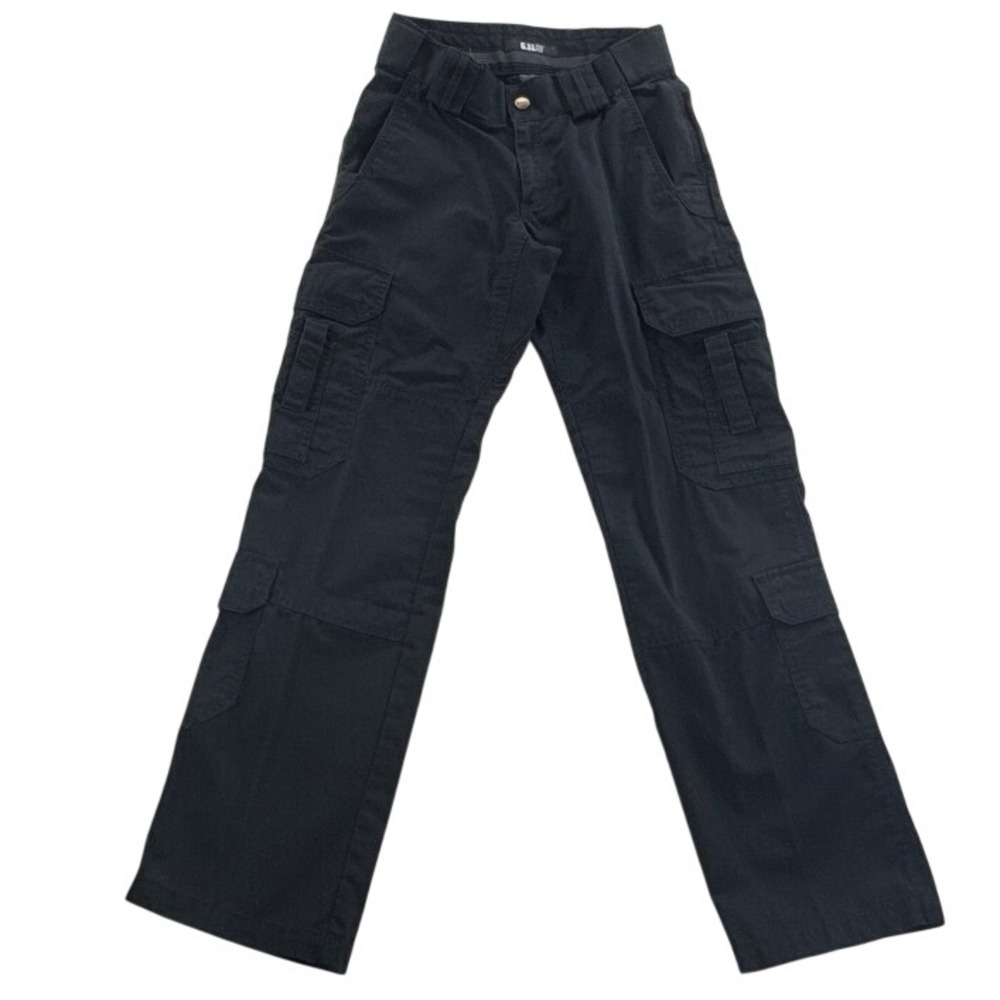 5.11 Tactical Women's Cargo Pants US 2 Regular Black Utility Hiking Work